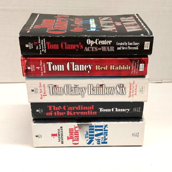 Lot of 9 Mystery/Thriller/Suspense Tom Clancy Michael Crichton Paperback Books - Picture 6 of 7